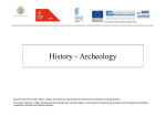 History - Archeology