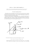 MATH 114 - EXTRA CREDIT PROBLEM # 5 Precession of spinning