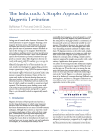 Inductrack Magnetic Levitation