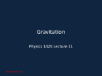 Gravitation - Galileo and Einstein