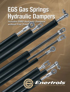 Gas Springs and Hydraulic Damper Catalog
