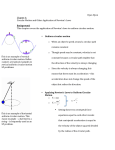 Circular Motion and Other Application of Newton`s Laws