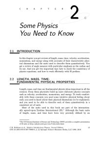 Some Physics You Need to Know