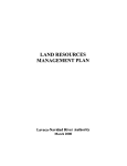 land resources management plan - Lavaca Navidad River Authority