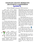 SAGINAW COUNTY MOSQUITO ABATEMENT COMMISSION