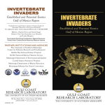 invertebrate invaders - Gulf Coast Research Laboratory