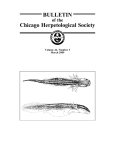March - Chicago Herpetological Society