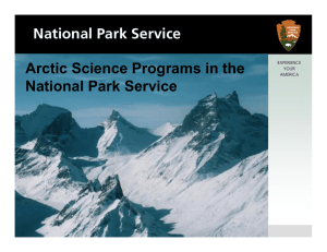 National Park Service presentation