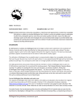 Wellington Dam Preliminary assesment report