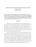 Abundance and diversity of corals inside and outside the territories