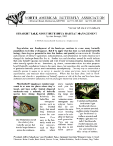 butterfly habitat - North American Butterfly Association