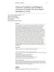 Chemical Variability and Biological Activities of Volatile Oils from