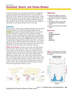 Grassland, Desert, and Tundra Biomes