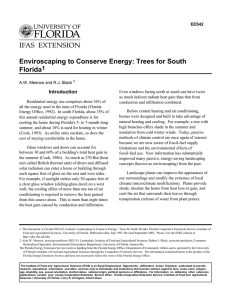 Enviroscaping to Conserve Energy: Trees for