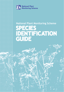 species identification guide - National Plant Monitoring Scheme