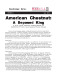American Chestnut pub 13-5 - Warnell School of Forestry and
