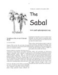 sabal nov 06 - Native Plant Project