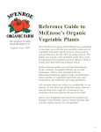 Reference Guide to McEnroe`s Organic