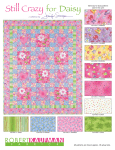 Still Crazy for Daisy Quilt Pattern