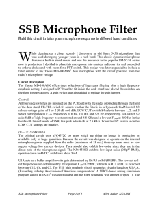SSB Mic Filter