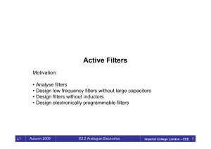 Active Filters - Imperial College London