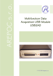 Multifunction Data Acquisition USB Module USB2AD