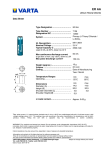 Data Sheet - VARTA Microbattery