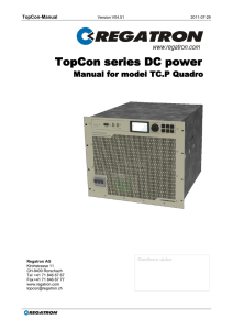 TopCon series DC power supply