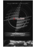 amplifier models - Precision Power