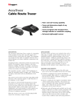AccuTrace® Cable Route Tracer