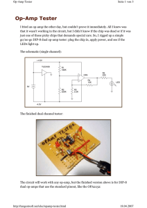 Op-Amp Tester - Transkommunikation.ch