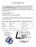 Penntex Regulator Test