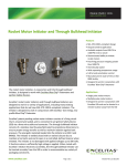 Rocket Motor Initiator and Through Bulkhead Initiator