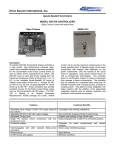 Ajusto-Spede DSI-700 Controller Specifications