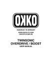 twinsonic overdrive / boost