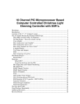 16 Channel PIC Microprocessor Based Computer Controlled