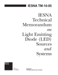 IESNA Technical Memorandum on Light Emitting Diode