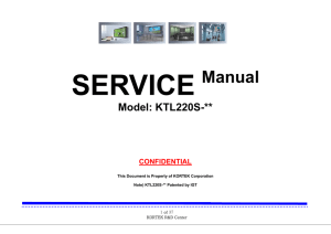 KTL220S Service Manual