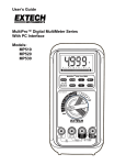 User`s Guide MultiPro™ Digital MultiMeter Series With PC Interface