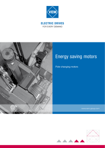 Energy saving motors