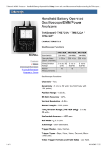 Products > Handheld Battery Operated Oscilloscope/DMM/Power