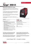 Ranger® 305D CE - Aitken Welding Supplies