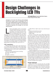 Design Challenges in Backlighting LCD TVs