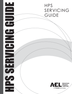hps servicing guide - American Electric Lighting