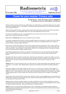 Primary Cells