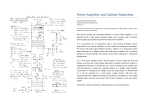 Power Amplifier and Cabinet Simulation