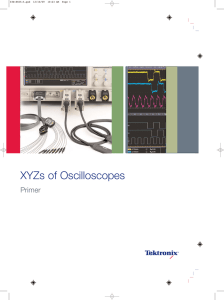 XYZs of Oscilloscopes