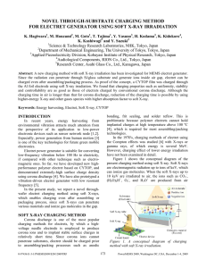 novel through-substrate charging method for electret