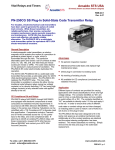 PN-250CG SS Plug-In Solid-State Code Transmitter