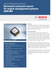 Automotive Electronics Barometric pressure sensor for engine